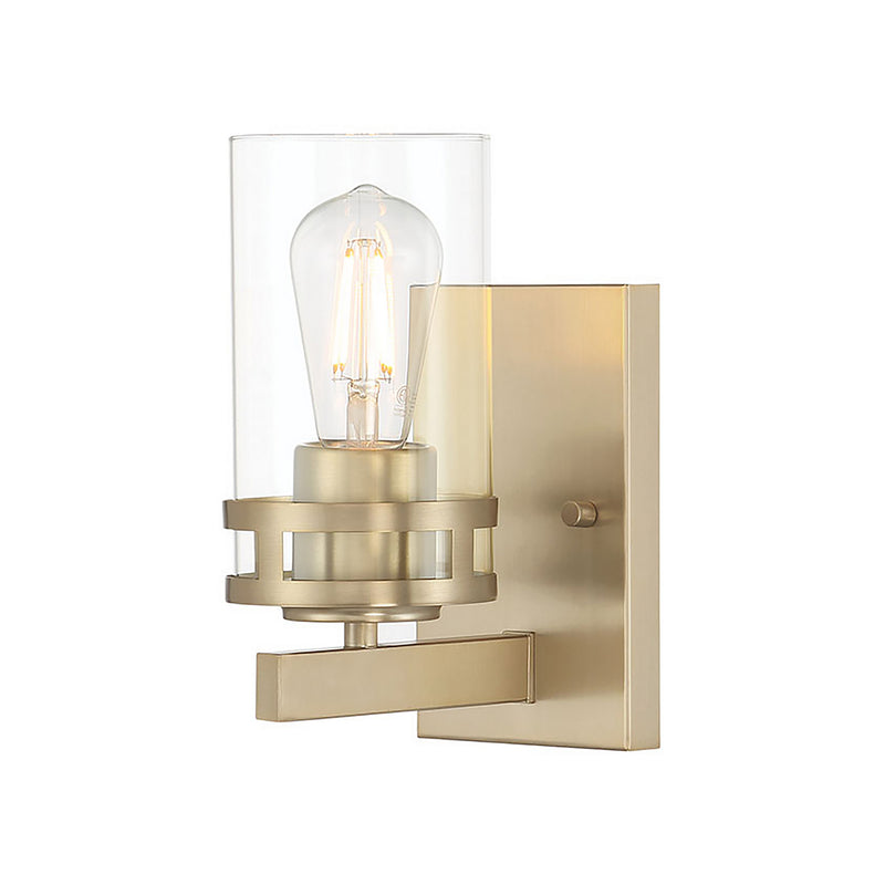 Millennium 91021-MG One Light Wall Sconce, Modern Gold