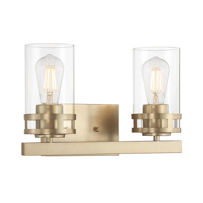 Millennium 91022-MG Two Light Vanity, Modern Gold