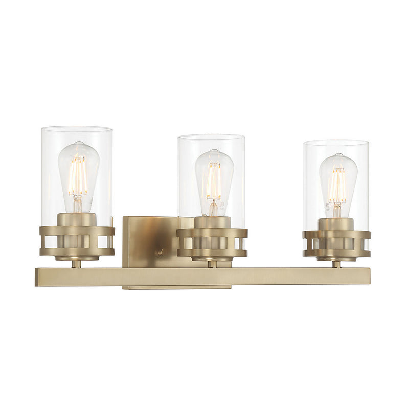 Millennium 91023-MG Three Light Vanity, Modern Gold