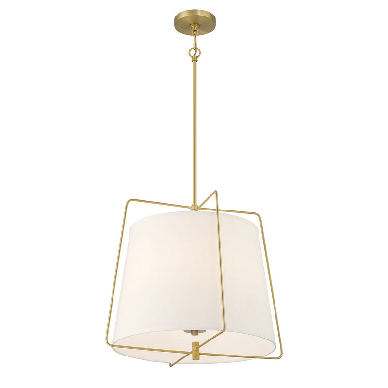 Millennium 919103-VB Three Light Pendant, Vintage Brass
