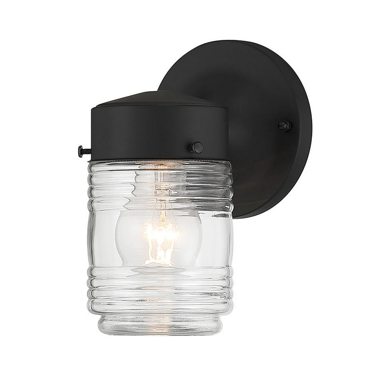 Millennium 95101-PBK One Light Lantern, Powder Coated Black