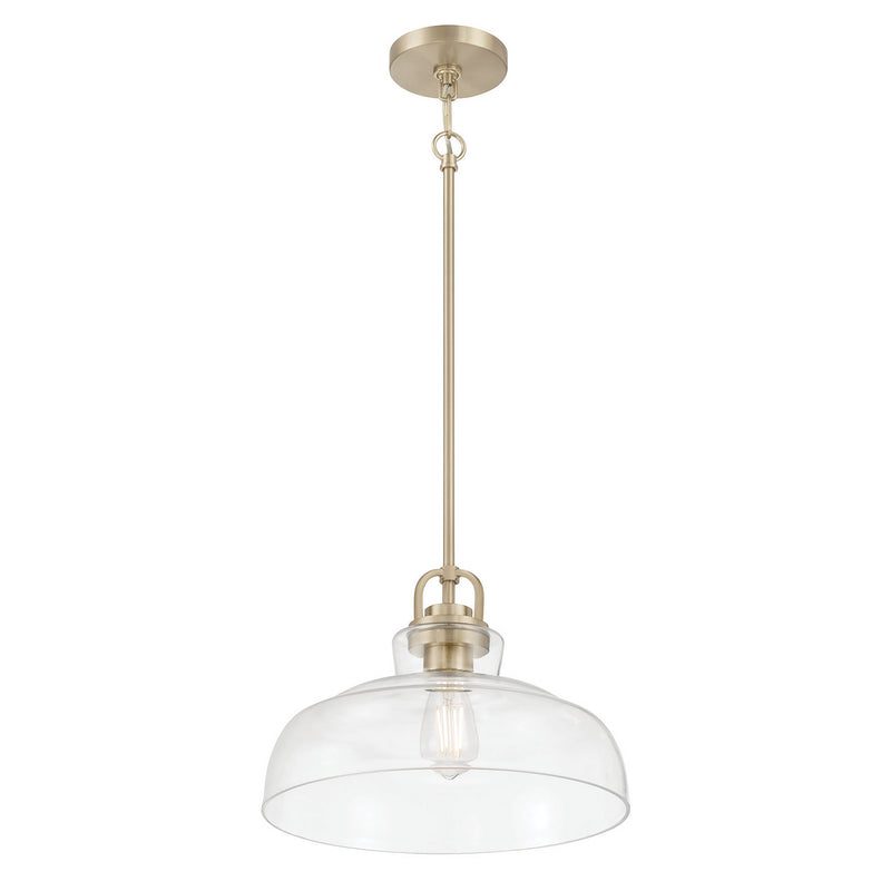 Millennium 98101-MG One Light Pendant, Modern Gold