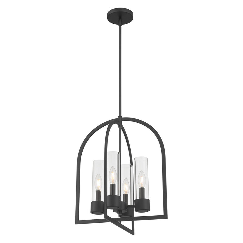 Millennium 9904-MB Four Light Pendant, Matte Black