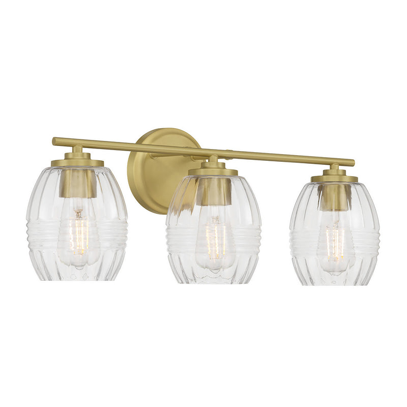 Millennium 9993-VB Three Light Vanity, Vintage Brass