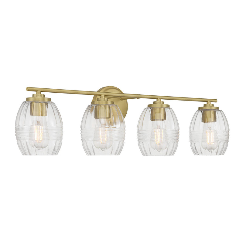 Millennium 9994-VB Four Light Vanity, Vintage Brass