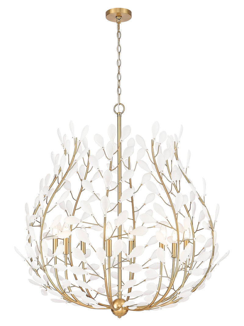 Z-Lite 353-38MGLD Eight Light Chandelier, Modern Gold