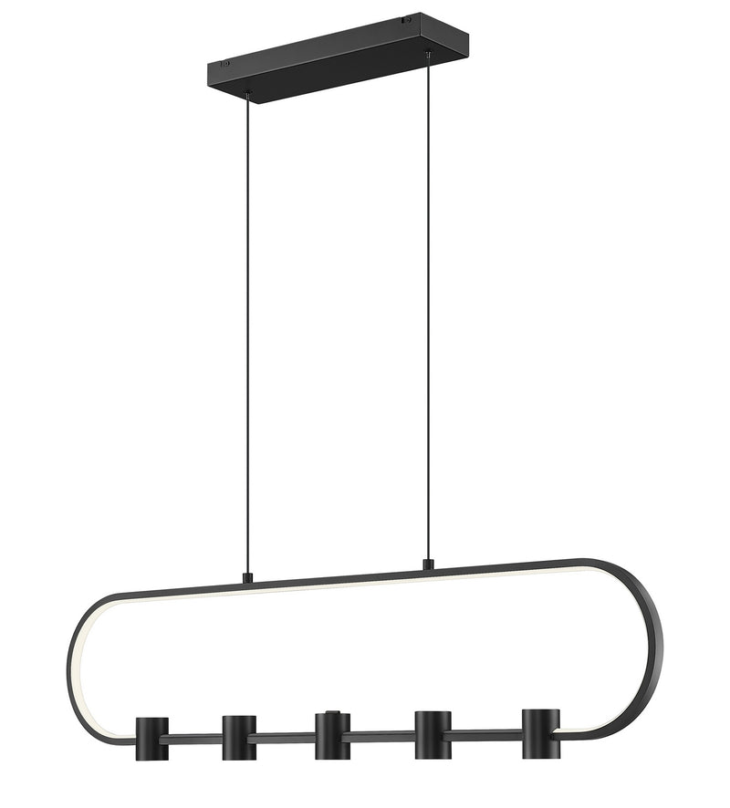 Z-Lite 4101-42L-MB-LED LED Linear Chandelier, Matte Black