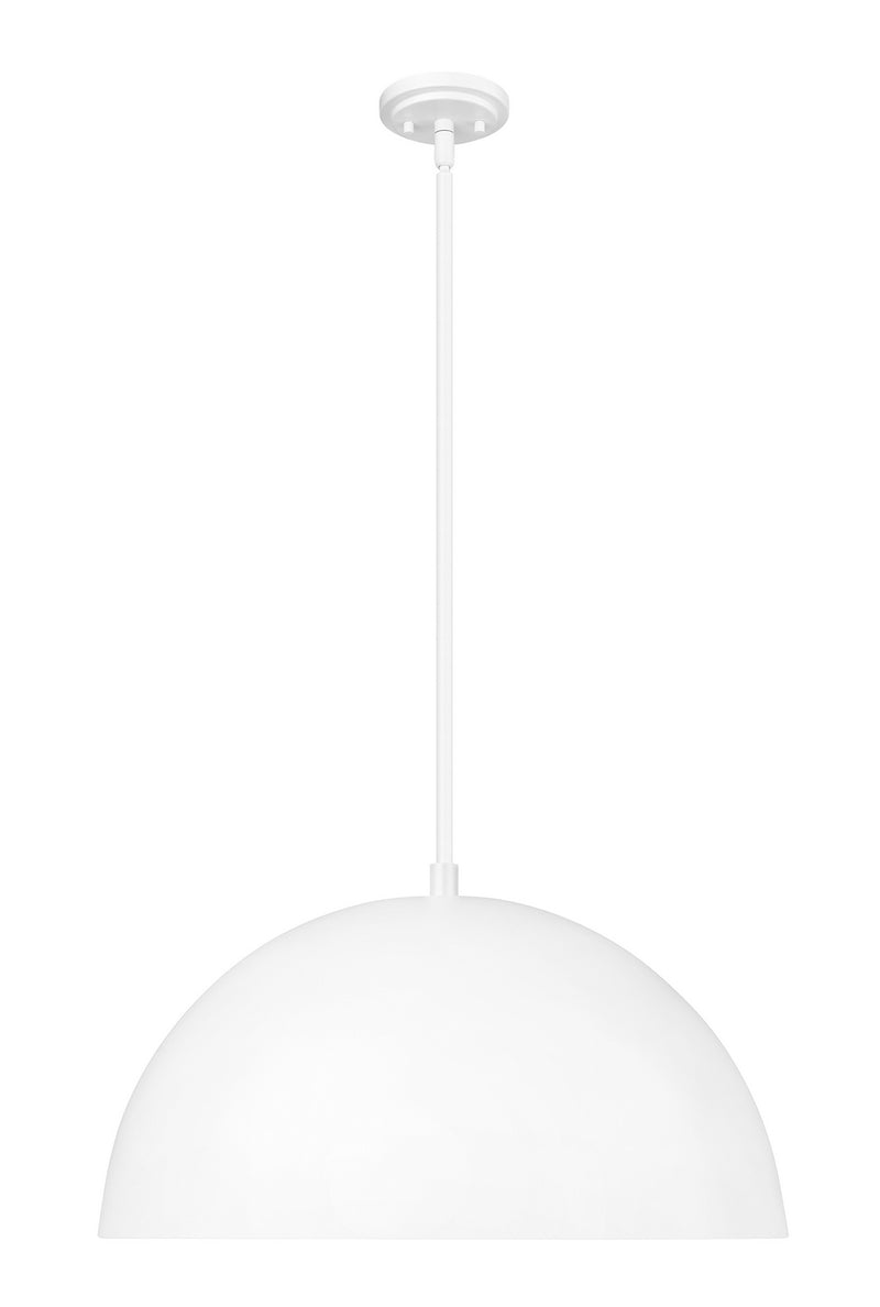 Z-Lite 4501P24-MW Three Light Pendant, Matte White