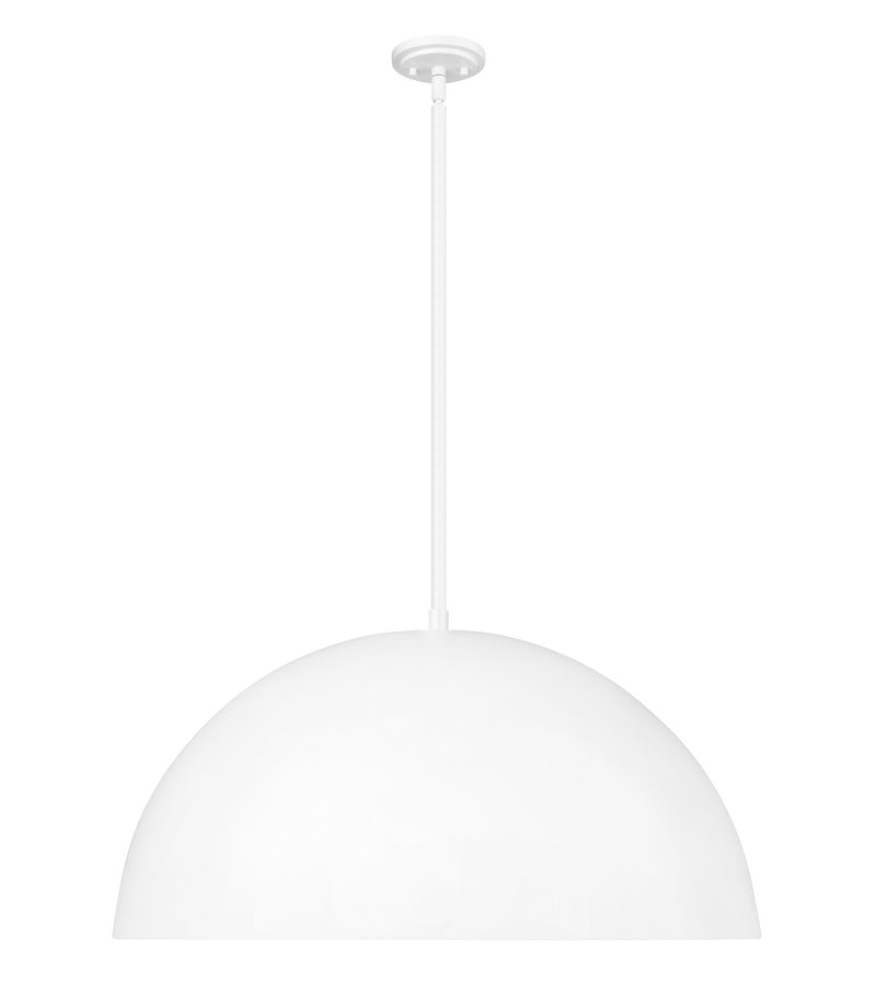 Z-Lite 4501P32-MW Three Light Pendant, Matte White