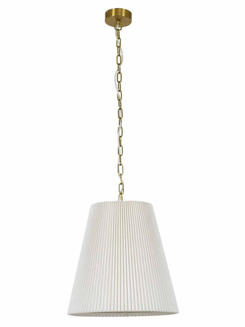 Beacon Lighting 01818401 One Light Pendant, Brass