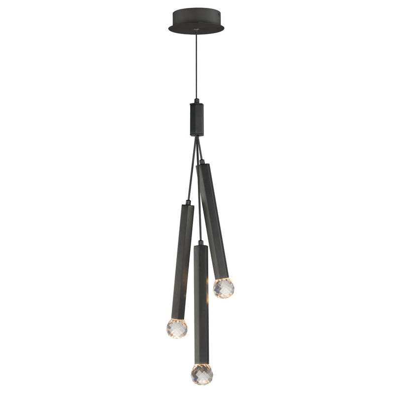 ET2 E23343-122BK LED Pendant, Black