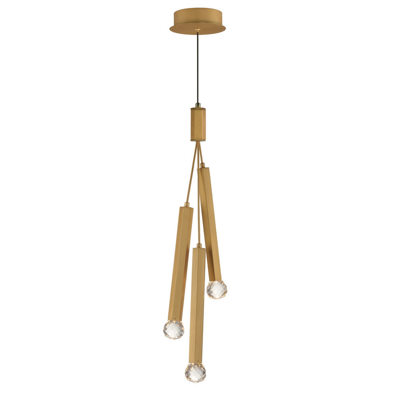 ET2 E23343-122GLD LED Pendant, Gold