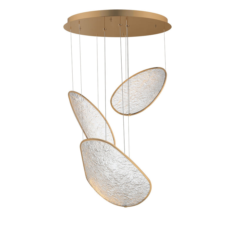 ET2 E24974-BCN LED Pendant, Brushed Champagne