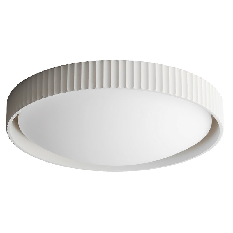 ET2 E25059-CHK LED Flush Mount, Chaulk White