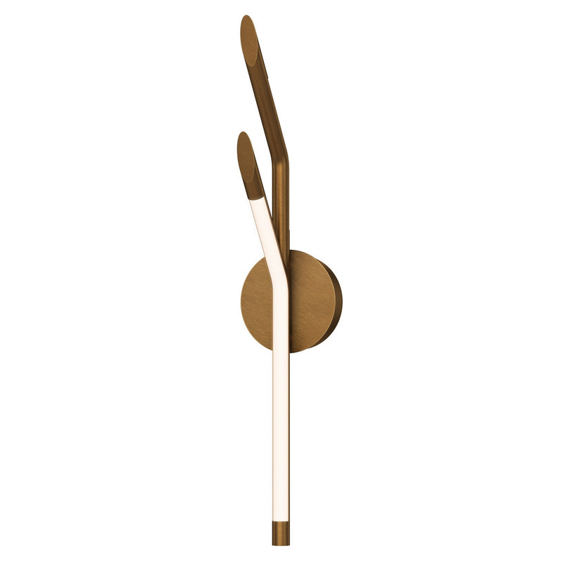 ET2 E25411-WBR LED Wall Sconce, Weathered Brass