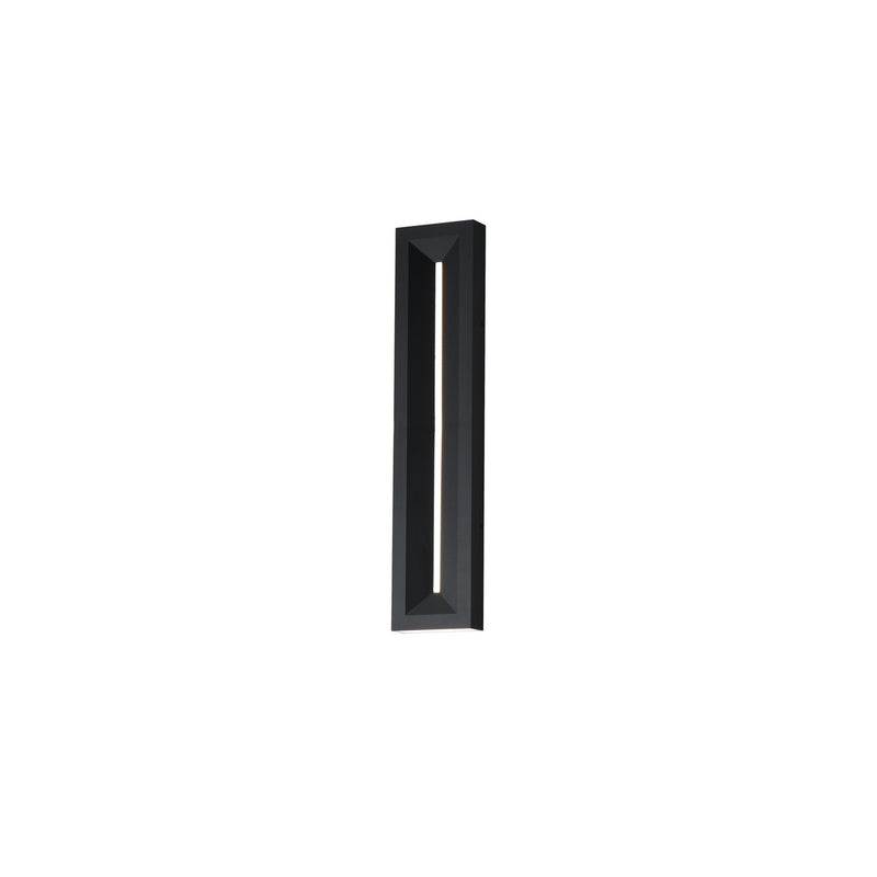 ET2 E30332-BK LED Outdoor Wall Sconce, Black