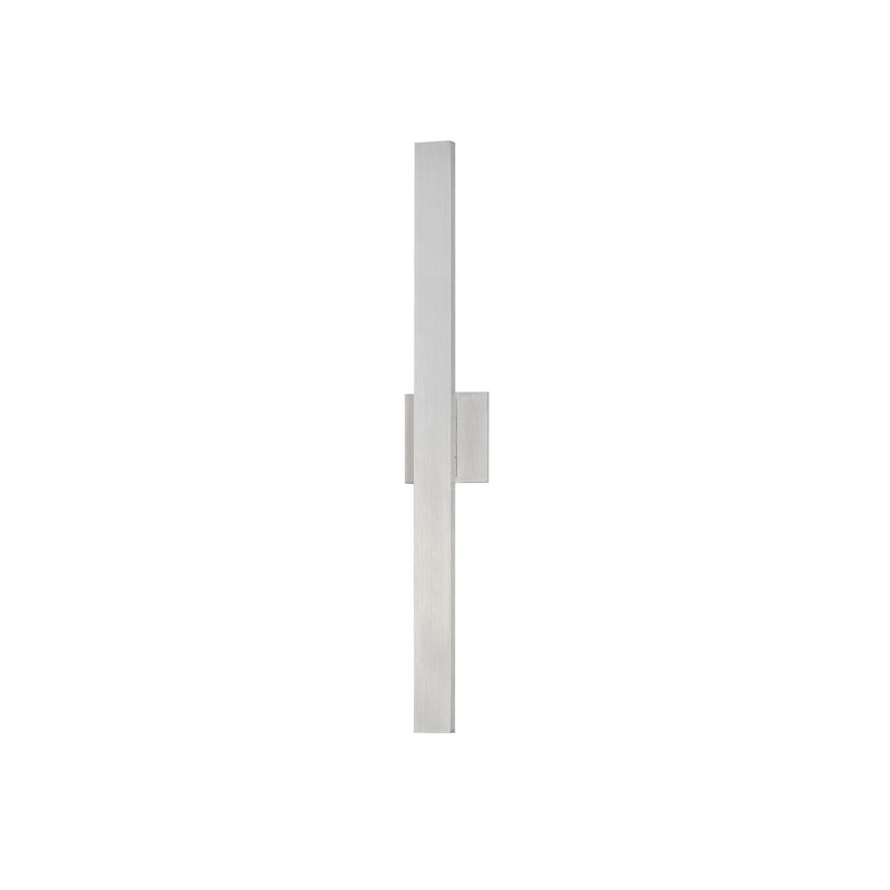 ET2 E42343-SA LED Outdoor Wall Sconce, Satin Aluminum