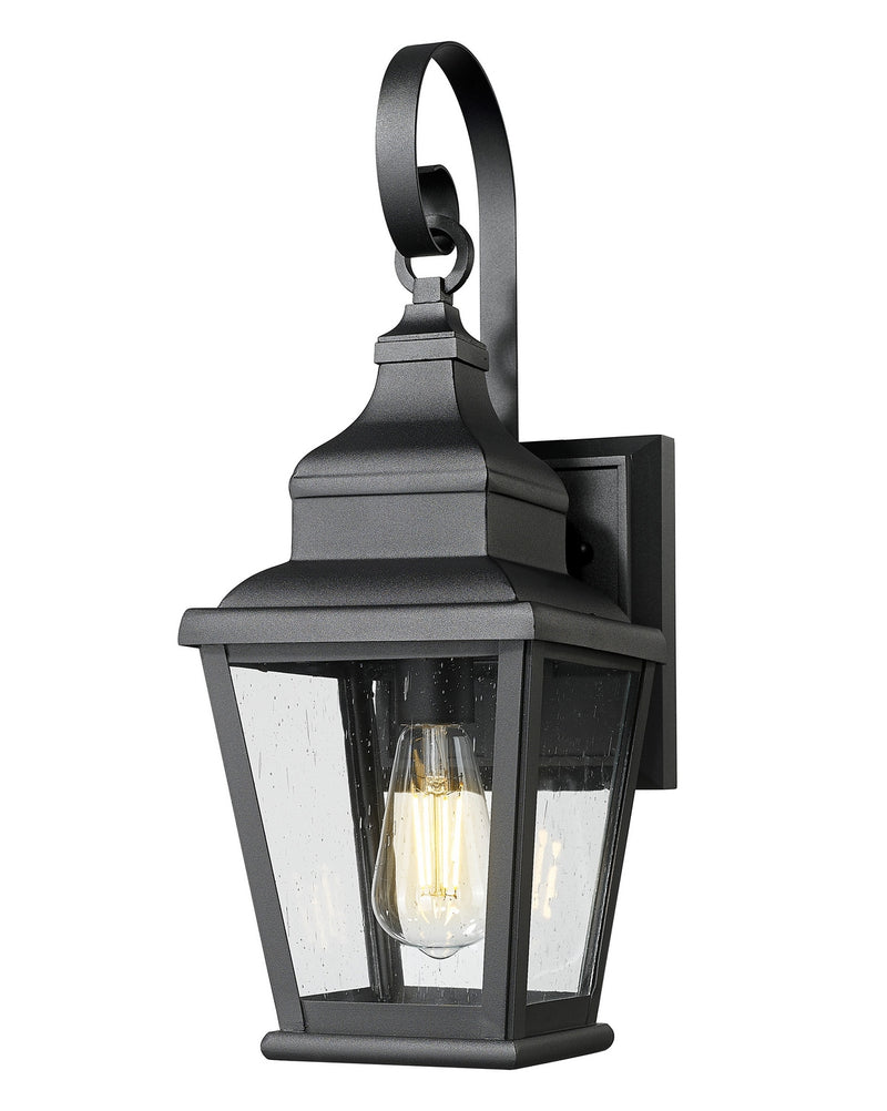 Z-Lite 5029S-BK One Light Outdoor Wall Mount, Sand Black