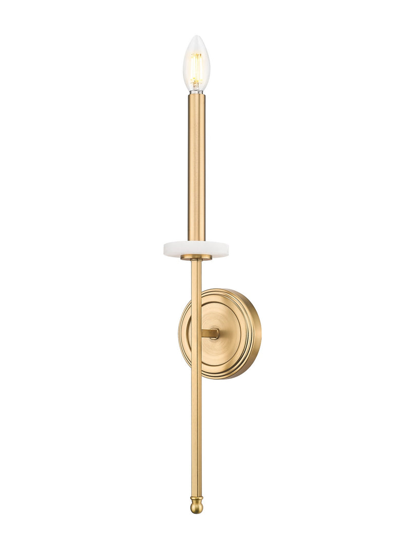 Z-Lite 6100-1S-MGLD One Light Wall Sconce, Mordern Gold