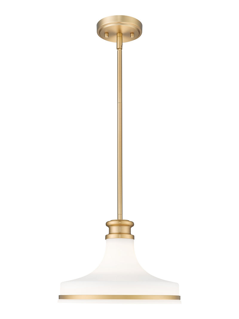 Z-Lite 831P12-MGLD One Light Pendant, Modern Gold