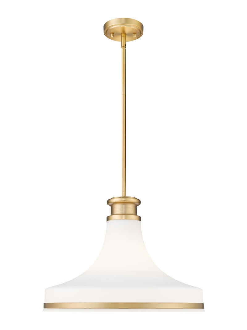 Z-Lite 831P18-MGLD One Light Pendant, Modern Gold