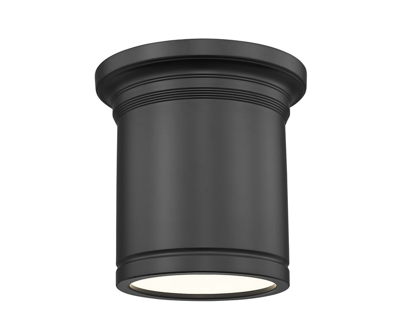 Z-Lite 7702F8-MB-LED LED Flush Mount, Matte Black