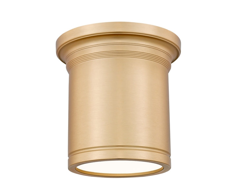 Z-Lite 7702F8-MGLD-LED LED Flush Mount, Modern Gold