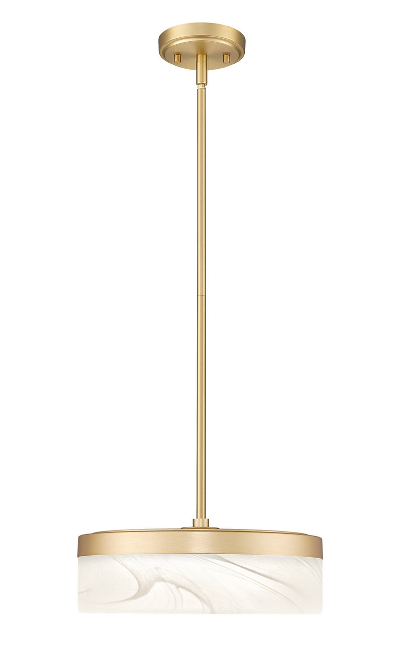 Z-Lite 827P13-MGLD-LED LED Pendant, Modern Gold