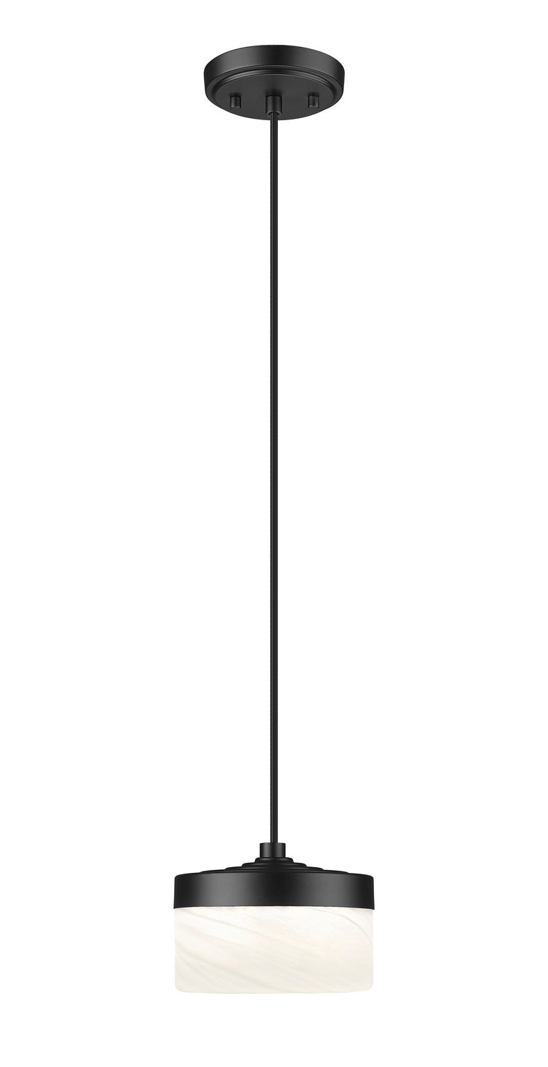 Z-Lite 827P6-MB-LED LED Pendant, Matte Black