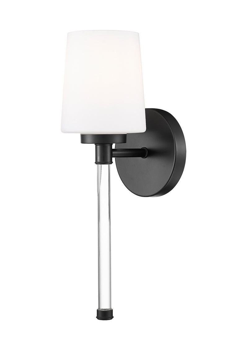 Z-Lite 7700-1S-MB One Light Wall Sconce, Matte Black