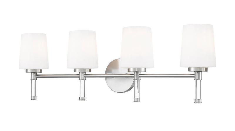Z-Lite 7700-4V-BN Four Light Vanity, Brushed Nickel