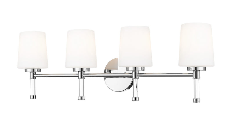Z-Lite 7700-4V-CH Four Light Vanity, Chrome
