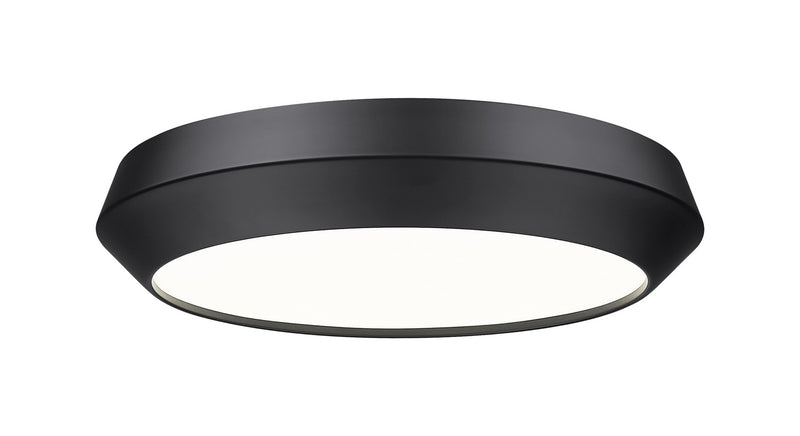 Z-Lite 7701F16-MB-LED LED Flush Mount, Matte Black