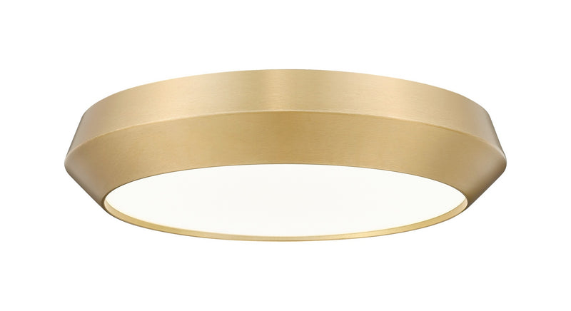 Z-Lite 7701F16-MGLD-LED LED Flush Mount, Modern Gold