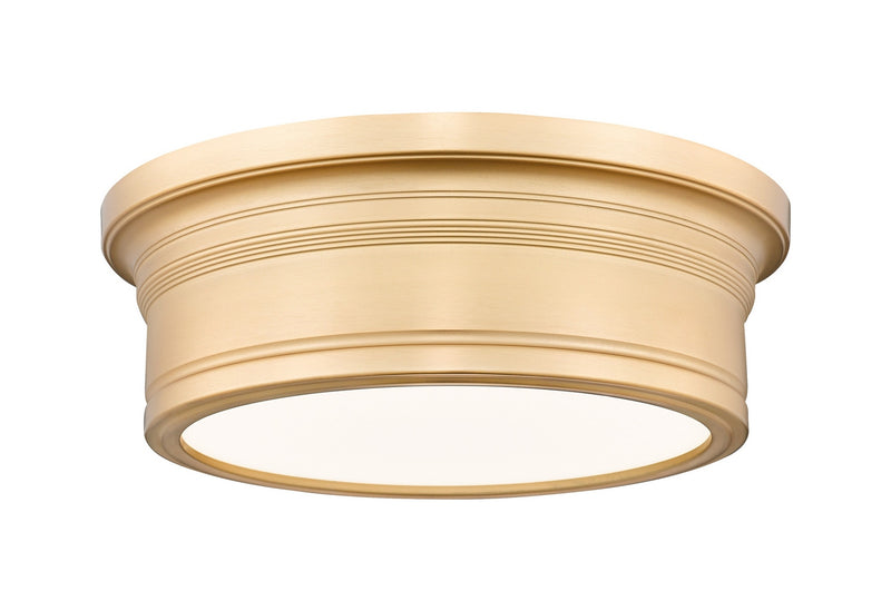 Z-Lite 7702F12-MGLD-LED LED Flush Mount, Modern Gold