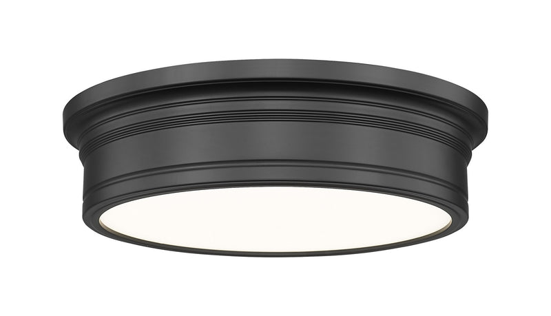 Z-Lite 7702F16-MB-LED LED Flush Mount, Matte Black