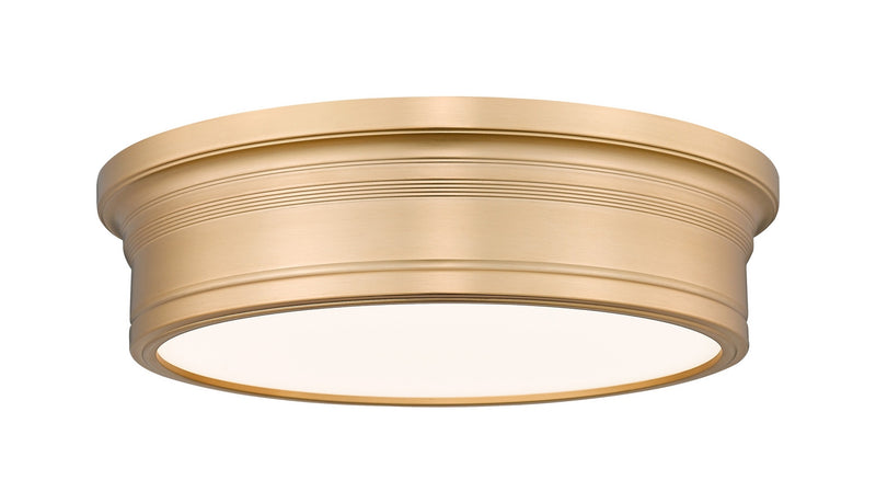 Z-Lite 7702F16-MGLD-LED LED Flush Mount, Modern Gold