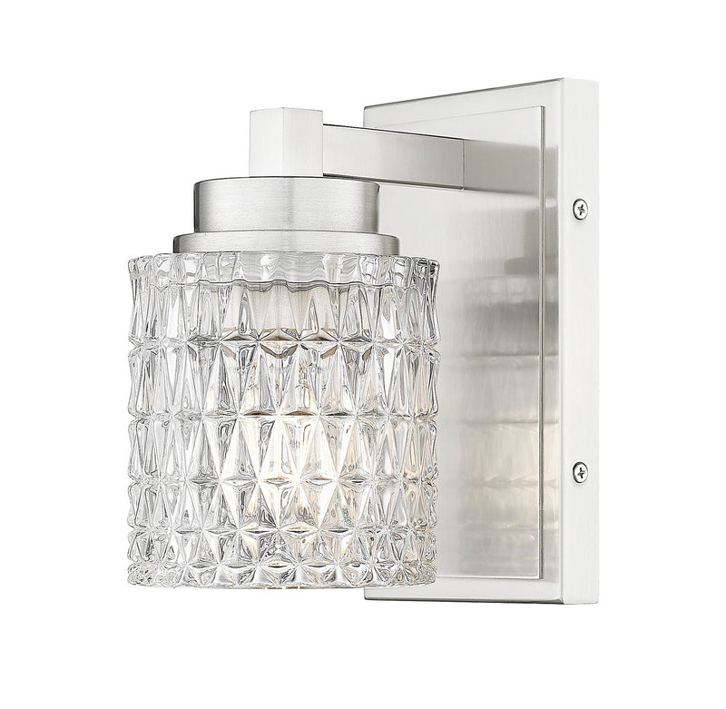 Z-Lite 6101-1S-BN One Light Wall Sconce, Brushed Nickel