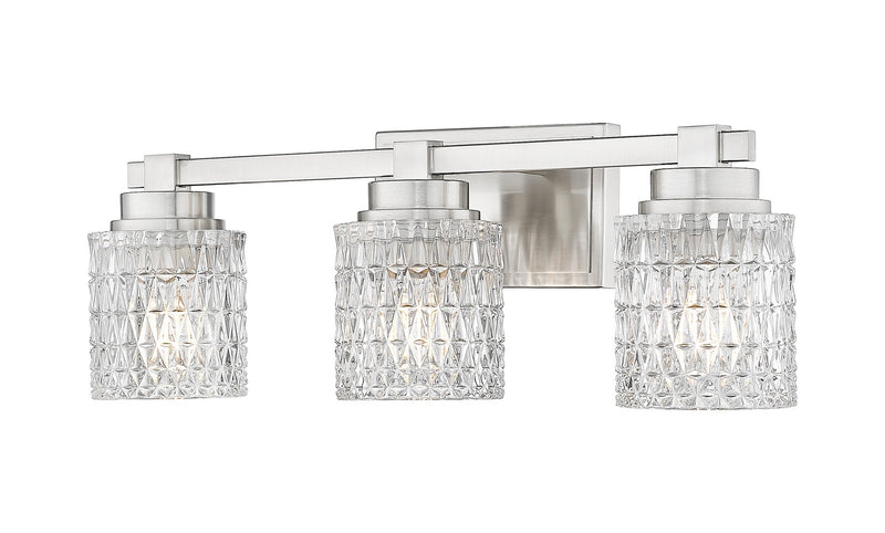 Z-Lite 6101-3V-BN Three Light Vanity, Brushed Nickel