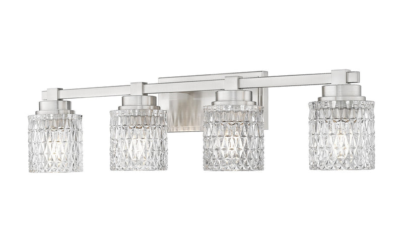 Z-Lite 6101-4V-BN Four Light Vanity, Brushed Nickel