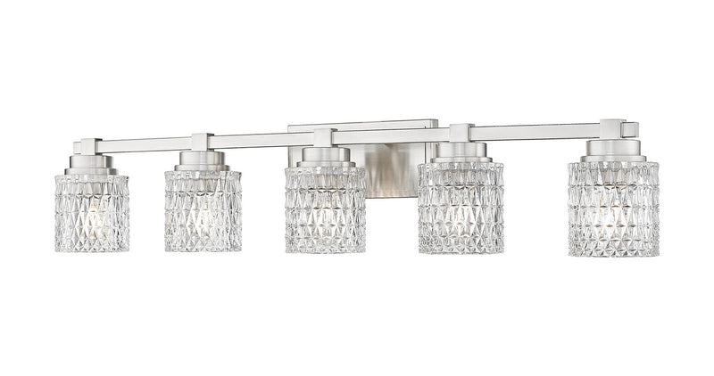 Z-Lite 6101-5V-BN Five Light Vanity, Brushed Nickel
