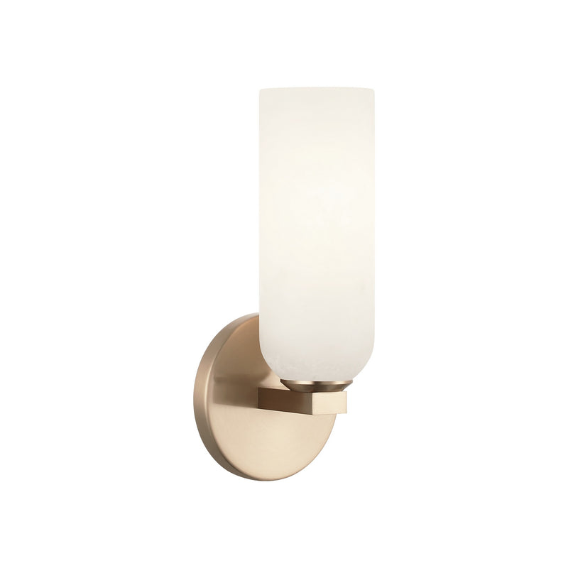 Matteo Lighting S19211CG One Light Wall Sconce, Champagne Gold