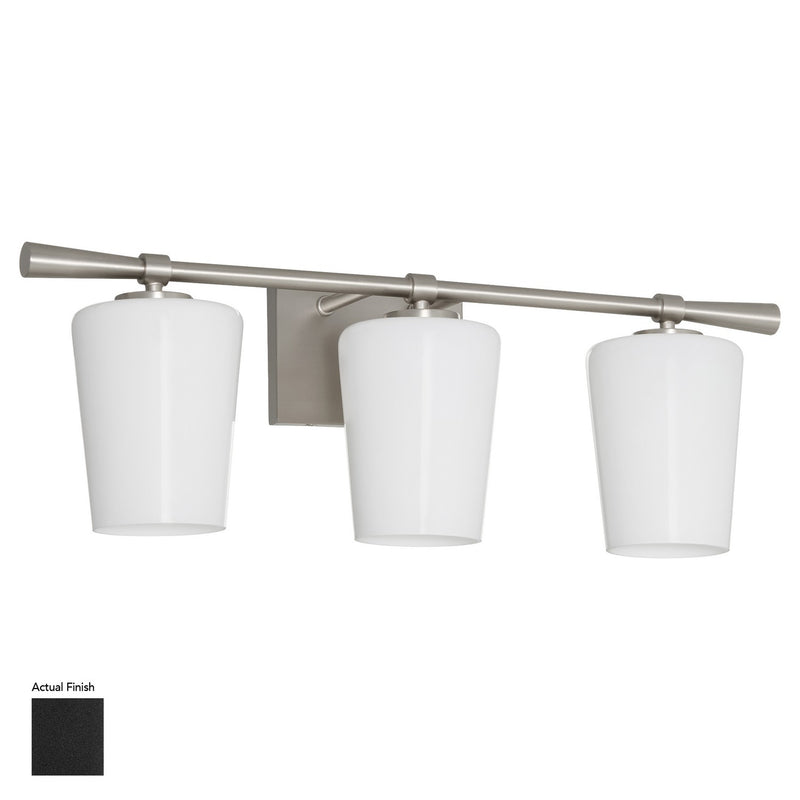 Quorum 5204-3-259 Three Light Vanity, Matte Black