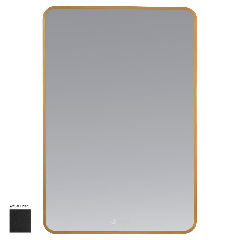 Quorum 92-2436-59 LED Mirror, Matte Black
