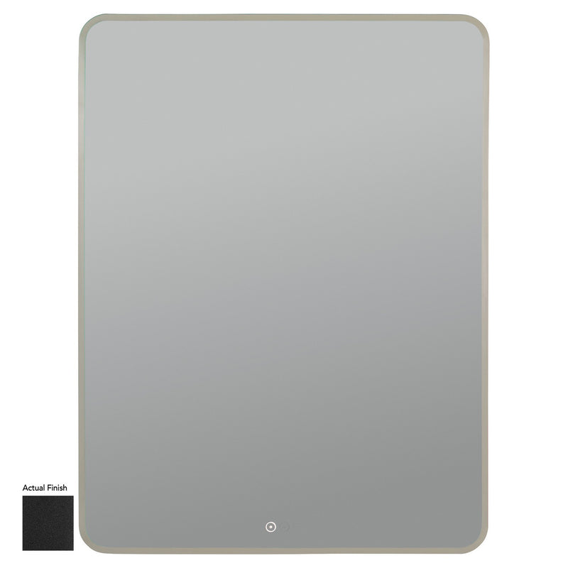 Quorum 92-3040-59 LED Mirror, Matte Black