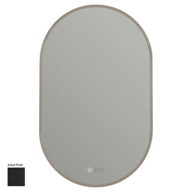 Quorum 95-2032-59 LED Mirror, Matte Black