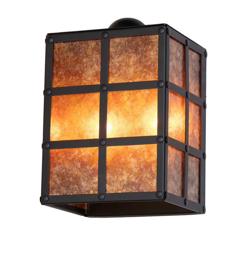 Meyda Tiffany 134245 Two Light Wall Sconce, Blackwash