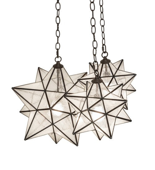 Meyda Tiffany 265659 Three Light Pendant, Oil Rubbed Bronze