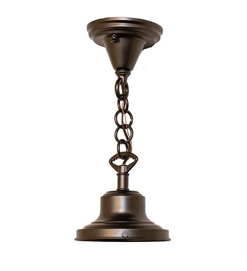 Meyda Tiffany 292219 One Light Pendant Hardware, Exterior Oil Rubbed Bronze