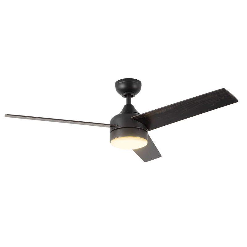 Kuzco Lighting CF0716452MB-LKW 52" Ceiling Fan, Matte Black